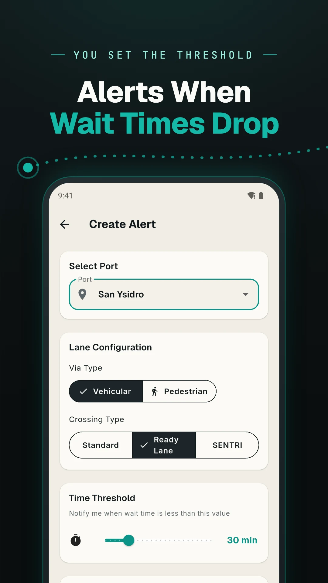 Bordify - Border Wait Times screenshot